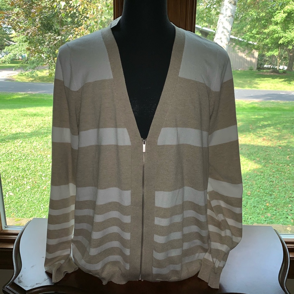 Lane Bryant zip up sweater. Size 22/24